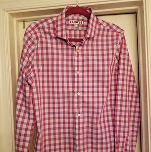 Button down shirt checkered shirt